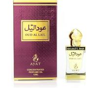 Ayat Perfumes?Huile Parfumée Oud Al Lail 12ml De Dubai Unisex Sans Alcool Odeur Longue Durée Extrait De Parfum / Fabriqué À Dubaï