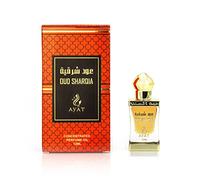 AYAT PERFUMES - Huile Parfumée OUD SHARQIA de Dubaï 12 ml - Musk Halal Sans Alcool - Attar Extrait de Parfum pour Femme & Homme - Senteur Arabian Parfum Oriental - Fabriqué aux Émirats