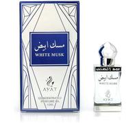 Ayat Perfumes?Huile Parfumée White Musk 12ml Musk Halal Unisex Sans Alcool Odeur Longue Durée Extrait De Parfum/Fabriqué À Dubai