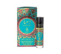 AYAT PERFUMES - Lot de 6 Huiles Parfumées Musc AMEERI 6 ml aux Notes Florales, Fruitées et Fraîches Sans Alcool - Parfum Oriental Femme & Homme - Fabriqué à Dubaï