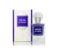 Ayat Perfumes - Coffret Prestige Complet Musk Collection - Eau de Parfum 50ml, Musc 5ml, Huiles Parfumée 12ml & Pommade de 18gr - Parfum Dubai (Musk Bleuberry)