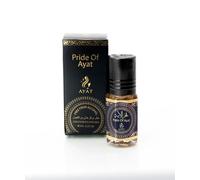 Ayat Pride of Ayat, Parfum Concentré Sans Alcool, Notes de Baume d'Égypte, Rose de Damas et Pamplemousse, 3ml
