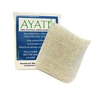 Ayate Wash Cloth - 100% Natural Fibers - Exfoliate and Renew Your Skin by Deodorant Stones Of America