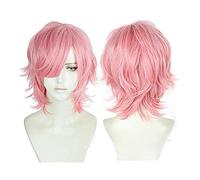 Ayato Yuri Cosplay Wig Anime Yariichin Bitch Bu Club Rose Courte Résistant à la Chaleur Synthétique Hair Halloween Party Wigs + Perruque Cap