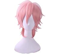 Ayato Yuri Perruque Courte Perruque Cosplay Cosplay Yariichin Bitch Bu Club Résistant à la Chaleur Homme Synthétique Homme Party Party Wigs + Perruque Cap