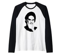 Ayatollah Khomeini J'aime l'Iran Manche Raglan