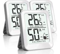 AyayaBoss 3 Pièces Hygromètre Numérique Thermomètre Intérieur Thermomètre D'ambiance Moniteur de Température et Humidimètre pour Le Confort du Bureau à Domicile Thermomètre de Reptile
