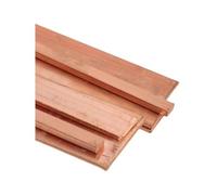 AYAZER Barre Plate en cuivre Rouge T2 - Épaisseur: 0,05 à 10mm, Largeur: 5 à 12mm, Longueur: 500mm, for Le Bricolage à Domicile(0.8x10x500mm 1Pcs)