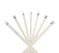 AYAZER Colliers de Serrage en Acier Inoxydable 304 - Largeur 4,6/7,9 mm, Longueur 100-500 mm, 100 pièces, autobloquants et Robustes(4.6x350mm 100pcs)