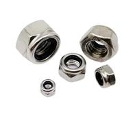 AYAZER Kit d'assortiment d'écrous de Blocage hexagonaux autobloquants en Acier Inoxydable 304, 162/357 pièces M2 M2.5 M3 M4 M5 M6 M8 M10 M12(Set A 162pcs)