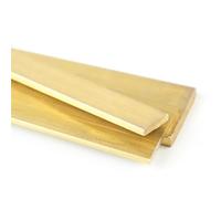 AYAZER Plaque Plate en Laiton H59 - Épaisseur: 2 à 19mm, Largeur: 3 à 80mm, Longueur: 500mm (découpe Personnalisable)(6x30x500mm)