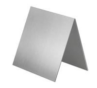 AYAZER Tôle d'acier Inoxydable 304 - Épaisseur 0,5-3 mm, brossée sur Une Face, 100 x 100 mm - 300 x 400 mm (Dimensions en Option)(0.8x200x200mm 2Pcs)