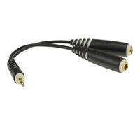 AYB-3 ADAPTATEUR Y 20 CM MINI JACK - 2 JACK F