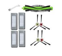 AYBAL Kit d'accessoires de Remplacement Compatible avec Irobot Roomba Combo 113 R113840 Robot de Balayage Brosse Principale Filtre Mop Chiffon Pièces de Rechange (Color : Burgundy)