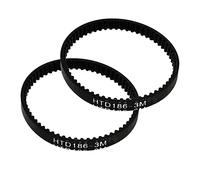 AYBAL Lot de 2 Courroies crantées HTD186-3M compatibles avec Karcher FC3 FC5 Nettoyeur de sols durs X.605-500 pièces de Rechange de Courroie compatibles avec Karcher FC3 (Color : 2PCS)