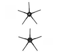 AYBAL Remplacement de la Brosse latérale Compatible avec Xiaomi Roborock S7 S50 S51 S55 S55 Max S6 MaxV S6 Pure S60 Aspirateur Robot Accessoires Partie (Color : Black 2pcs)