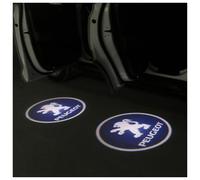 AYBEN 2 Pièces Projecteur de Lumière de Voiture pour Peugeot 208 e-208 2020-2023 2024, Lumière de Porte de Voiture, Projecteur de Porte de Voiture