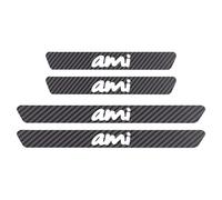AYBEN 4 Pièces Protection Seuil de Porte de Voiture pour Citroen AMI, Plaques de Protection de Seuil de Porte, Plinthes