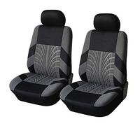 AYBEN Lot de 2 Housses de siège avant pour Dacia Jogger 2022-2024 Respirantes Antidérapantes Gris B