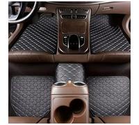 AYBEN Tapis De Sol en Cuir pour Voiture pour Renault Clio 3 2005-2012 / Clio 3 Grandtour 2008-2013, Imperméable Antidérapant Pied Doublure Moquette Protection Interieur Doublure,C Black Beige