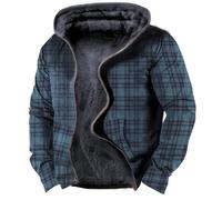 AYBIOSD Hoodies d'hiver pour Hommes Veste Zippée Thermique Grande Taille 7XL Sweatshirt d'hiver Doublure Polaire Manches Longues Garder Au Chaud Poche Manteau De Mode,Style 3,5XL
