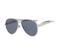 AYBIOSD Lunettes De Soleil Rétro Pour Homme Et Femme Lunettes De Soleil À Monture Métallique Rétro Steampunk Hippie Métal Lunettes Aviateur,C6