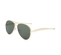 AYBIOSD Lunettes De Soleil Rétro Pour Homme Et Femme Rétro Steampunk Hippie Métal Lunettes Aviateur Polarisées Protection UV400,Vert