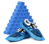 AYBUY 100 PCS CPE Surchaussures Jetables, Impermèables, Couvre Chaussure