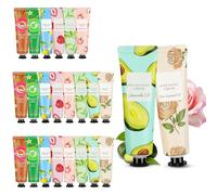 AYBUY 24 Pcs Crème Main, 30g Mini Lotion Crème Hydratante | pour Les Mains et Les Pieds, Creme de Soin pour Femmes, Maman, Petite Amie, Fête des Mères