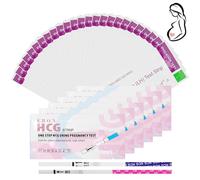 AYBUY 25 Test d'ovulation, 6 Tests Précoces de Grossesse, Sensibilité Optimale 25 miu/ml, Détection Rapide, Ovulation (A)