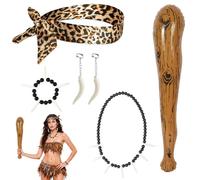 AYBUY Bâtons en Bois Gonflables, Batte des Cavernes Gonflables pour Décoration à Thème, Cosplay, Fête d'Anniversaire, pour les Bal Maquillage, les Fêtes de Grottes
