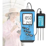 AYCDL Analyseur De Sol, Humidimètre Numérique pour Plantes avec Moniteur D'Humidité, De Fertilité, De Ph, De Température Et D'Ensoleillement pour Le Jardinage Et L'Ag