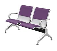 AYCDL Banc de salle d'attente 2 places avec accoudoirs et dossiers, chaises de réception élégantes pour salon, aéroport, banque, hall d'entrée - Assise confortable pour les invités