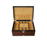 AYCDL Boîte À Bijoux Rétro Multicouche, Boîte De Rangement pour Bagues, Boucles d'oreilles, Colliers, Bracelets, Montres, Petite Boîte De Rangement pour Bijoux, Boîte À Bijoux en Bois D,B