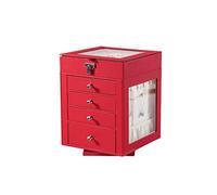 AYCDL Boîte À Bijoux Rotative Multicouche, Boîte De Rangement pour Cosmétiques, Bagues, Boucles d'oreilles, Colliers, Bracelets, Montres, Petite Boîte De Rangement pour Bijoux, 8,26 Pou,
