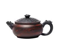 AYCDL Bouilloire Chinoise Traditionnelle Tai Chi Gossip 250 ML, Style Rétro, en Argile Violette, Idéale pour La Cuisine. Service À Thé Kung Fu.,A-250ml