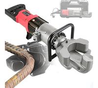 AYCDL Cintreuse électrique d'armature hydraulique, coupe de barres d'armature de 4 à 32 mm, vitesse de coupe 2,5 à 3 S, angle de courbure de 0 à 90°, machine à cintrer en acier portable, 28
