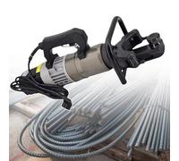 AYCDL Cintreuse électrique de barres d'armature 1200/1800 W, cintreuse de barres d'armature hydraulique, jusqu'à 8-36 mm, avec poignée ergonomique, pour acier rond, barres d'armature, 110 V-32