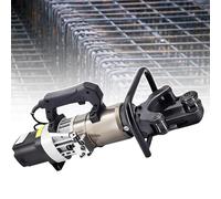 AYCDL Cintreuse électrique de barres d'armature, cintreuse de barres d'armature hydraulique, angle de pliage de barres d'acier de 0 à 35 degrés, avec boîte de rangement portable, 220 V-25