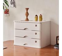 AYCDL Classeur De Bureau - Boîte De Rangement De Bureau, Caisson À Tiroirs avec Serrure, Classeur Plat en Bois À 1/2/3/4 Niveaux, Meuble De Rangement De Bureau/D,E-3 Drawer