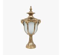 AYCDL Éclairage Extérieur pour Poteau avec Télécommande, Lanterne Solaire Étanche pour Pilier, Idéale pour Terrasse, Jardin Ou Allée.,Bronze-Electricity