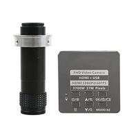 AYCDL Kit D'Accessoires pour Microscope 37Mp 1080P 3700W, Microscope Électronique Numérique Vidéo Industriel, Lames De Microscope,40mm Wiht 130x Lens