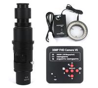AYCDL Kit D'Accessoires pour Microscope Électronique Industriel Numérique : Caméra Vidéo, Lames De Microscope,with Wd170 90x