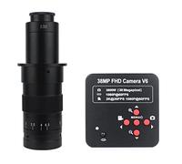 AYCDL Kit D'Accessoires pour Microscope Électronique Industriel Numérique : Caméra Vidéo, Lames De Microscope,with 120x