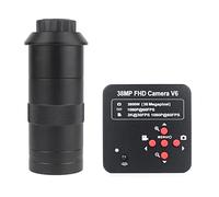 AYCDL Kit D'Accessoires pour Microscope Électronique Industriel Numérique : Caméra Vidéo, Lames De Microscope,with 130x