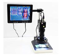 AYCDL Kit D'Accessoires pour Microscope Industriel avec Caméra, Écran 8 Pouces, Éclairage LED, Réparation De Téléphones, Zoom Numérique 500X, Oculaire Et Lames De Mic