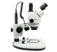 AYCDL Kit D'Accessoires pour Microscope : Microscope Stéréo Trinoculaire, Source De Lumière LED Supérieure Et Inférieure, Zoom 7X-45X, Oculaire Wf10X, Lames De Micros