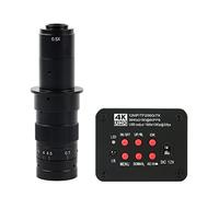 AYCDL Kit D'Accessoires pour Microscope : Objectifs À Monture C 180X, 300X, 200X, 500X Et 100X, Caméra pour Microscope Vidéo Industriel, Lames De Microscope.,with 180x