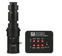 AYCDL Kit D'Accessoires pour Microscope : Objectifs À Monture C 180X, 300X, 200X, 500X Et 100X, Caméra pour Microscope Vidéo Industriel, Lames De Microscope.,with 500x