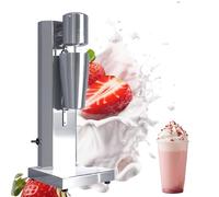 AYCDL Machine À Milkshakes Professionnelle, 180+180 W, en Acier Inoxydable, Bol Mélangeur De 800 ML, Grande Vitesse (18 000 TR/Min), Mixeur À Boissons, Sorbetière, Pr